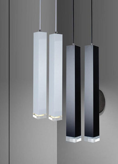Elorra Cylinder Pipe LED Pendant Light Dimmable Aluminum - OpalDwell