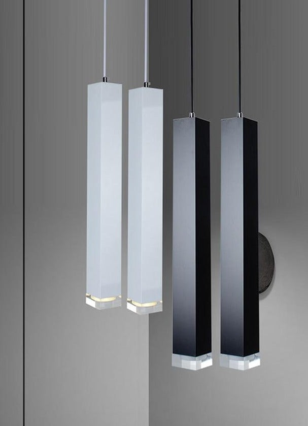 Elorra Cylinder Pipe LED Pendant Light Dimmable Aluminum - OpalDwell