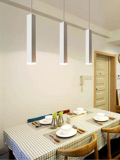 Elorra Cylinder Pipe LED Pendant Light Dimmable Aluminum - OpalDwell