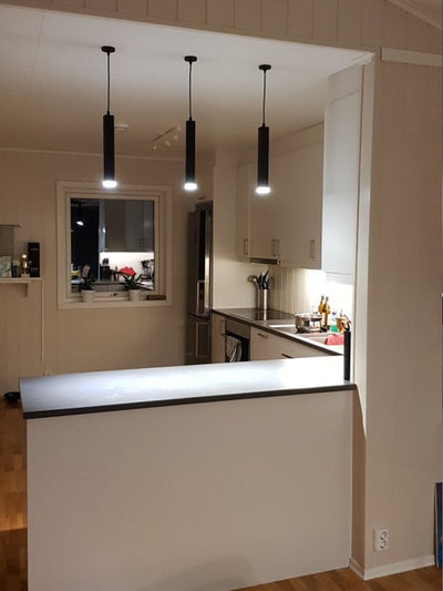 Elorra Cylinder Pipe LED Pendant Light Dimmable Aluminum - OpalDwell