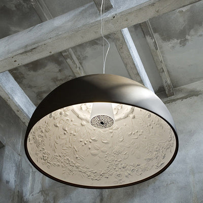 Solara Bloom Resin Crystal Chandelier Semi Flush Mount - OpalDwell