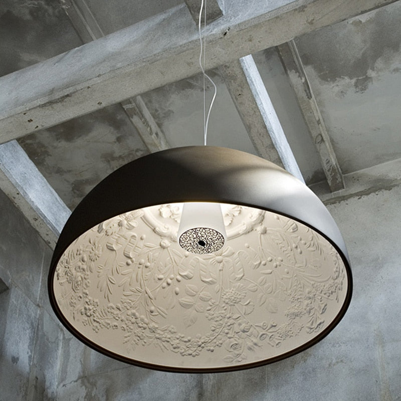 Solara Bloom Resin Crystal Chandelier Semi Flush Mount - OpalDwell