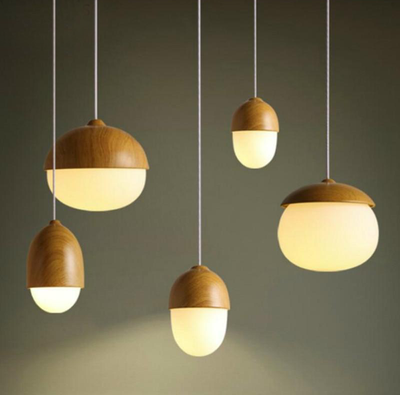 Lunara | Acorn Glass Pendant Lights | OpalDwell - OpalDwell