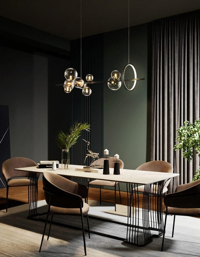 Aurelia Glass Bubble Pendant Lamp for Luxe Interiors OpalDwell