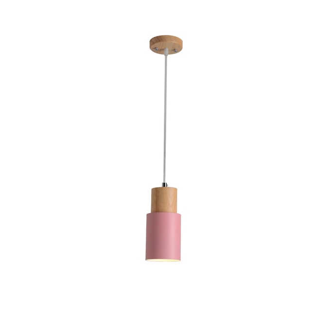 Lyra Oak Pendant Light Geometric Cage Brushed Nickel - OpalDwell