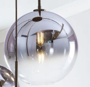 Aurell Nordic Glass Pendant Light in Champagne Amber, Iconic Silver and Transparent | OpalDwell - OpalDwell