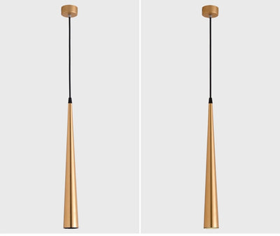 NovaCrest Cone LED Pendant Light | Modern Aluminum Fixture - OpalDwell