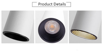 NovaCrest Cone LED Pendant Light | Modern Aluminum Fixture - OpalDwell