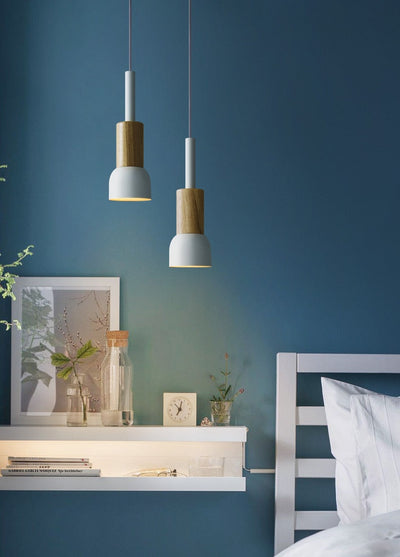 Liora Metal and Wood Pendant Lights | OpalDwell - OpalDwell