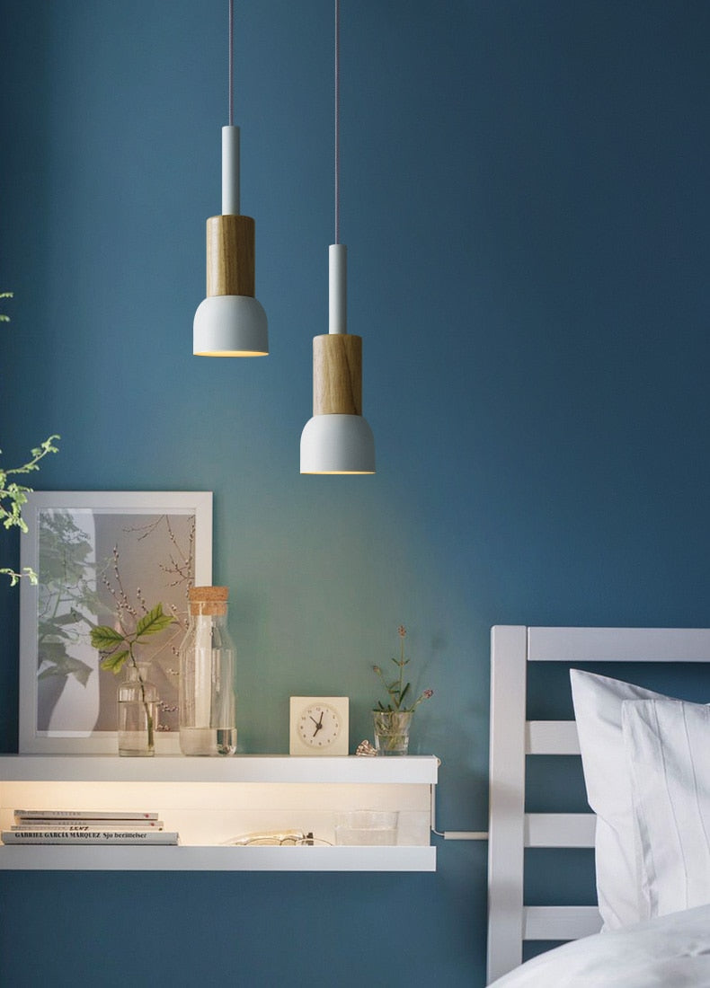 Liora Metal and Wood Pendant Lights | OpalDwell - OpalDwell