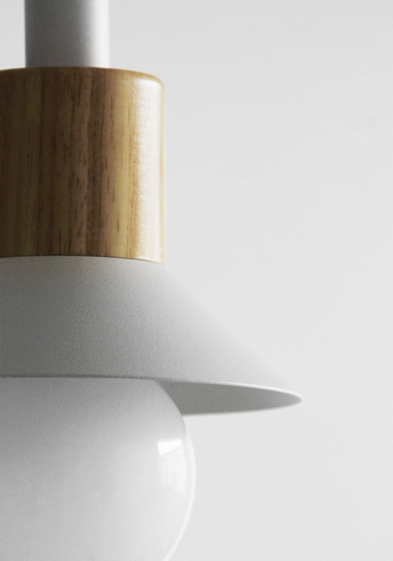Liora Metal and Wood Pendant Lights | OpalDwell - OpalDwell