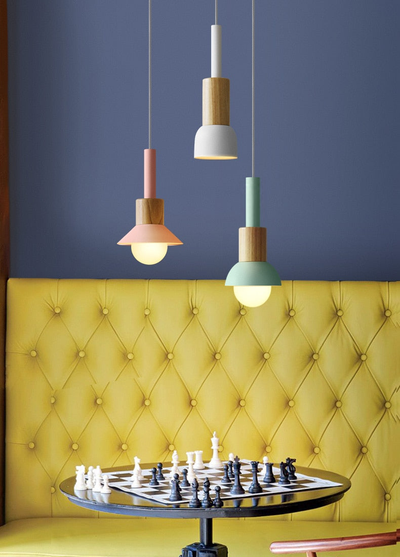 Liora Metal and Wood Pendant Lights | OpalDwell - OpalDwell