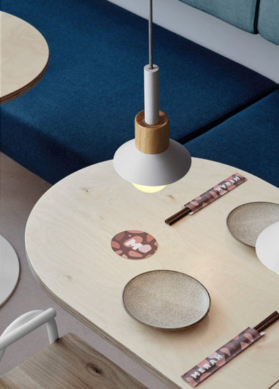 Liora Metal and Wood Pendant Lights | OpalDwell - OpalDwell