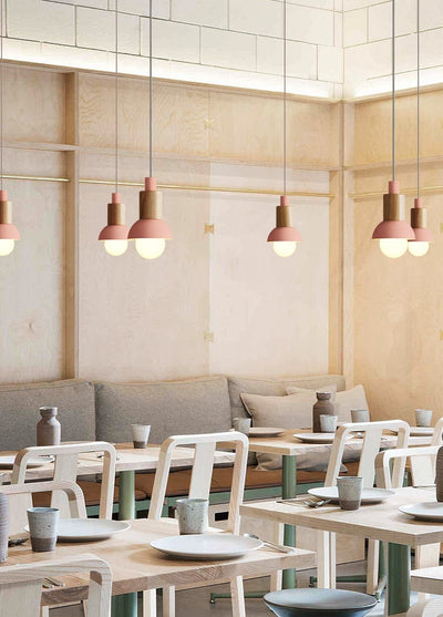 Liora Metal and Wood Pendant Lights | OpalDwell - OpalDwell
