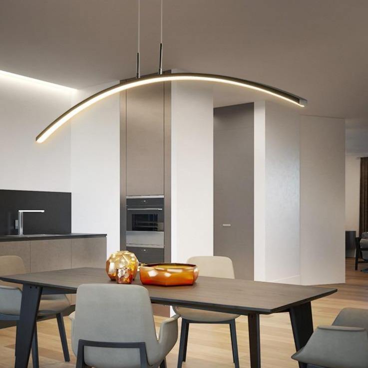 Scandinavian Arc Hanging Chandelier | OpalDwell OpalDwell