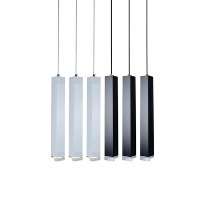 Elorra Cylinder Pipe LED Pendant Light Dimmable Aluminum - OpalDwell