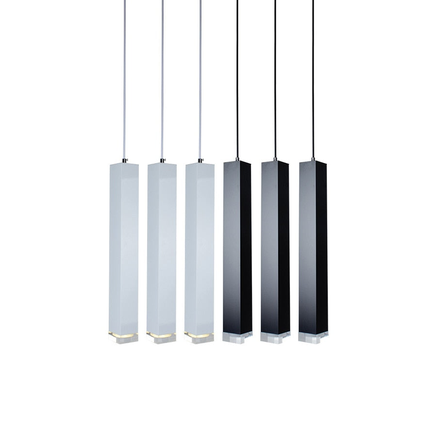 Elorra Cylinder Pipe LED Pendant Light Dimmable Aluminum - OpalDwell