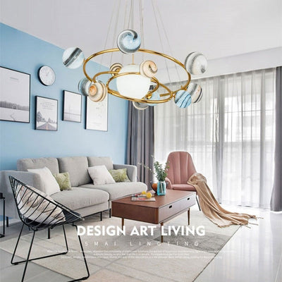 LumiSphere Designer Planet Chandelier | OpalDwell - OpalDwell