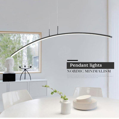 Scandinavian Arc Hanging Chandelier | OpalDwell OpalDwell