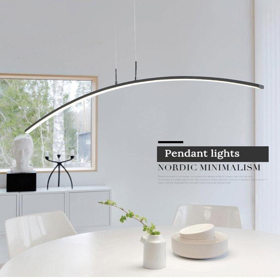 Scandinavian Arc Hanging Chandelier | OpalDwell OpalDwell