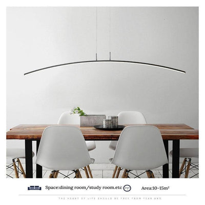 Scandinavian Arc Hanging Chandelier | OpalDwell OpalDwell