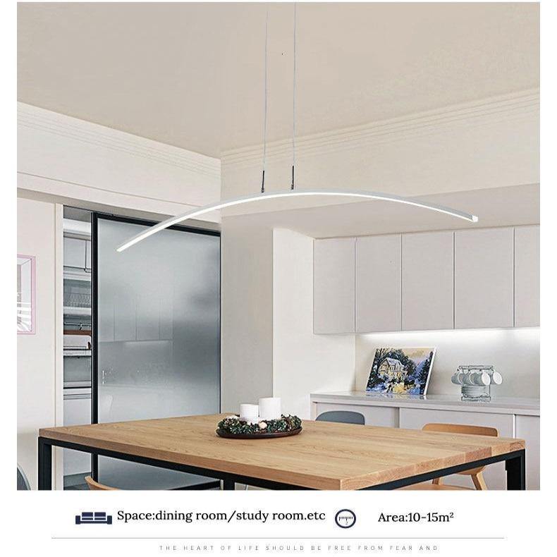 Scandinavian Arc Hanging Chandelier | OpalDwell OpalDwell