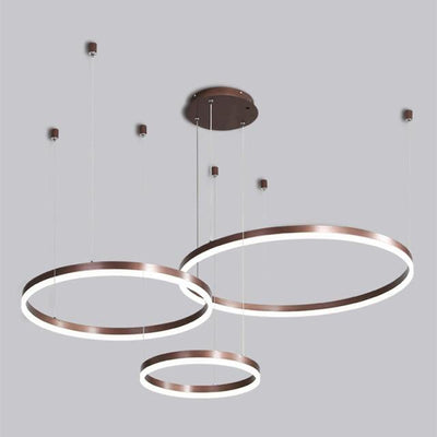LuxeGlow | Modern Round Elegant Infinite Chandelier Light | OpalDwell OpalDwell