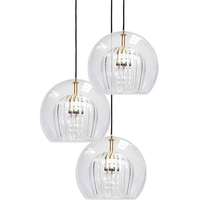 Lumo Clear Double-Glass LED Pendant Light | OpalDwell - OpalDwell