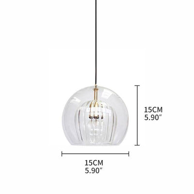 Lumo Clear Double-Glass LED Pendant Light | OpalDwell - OpalDwell