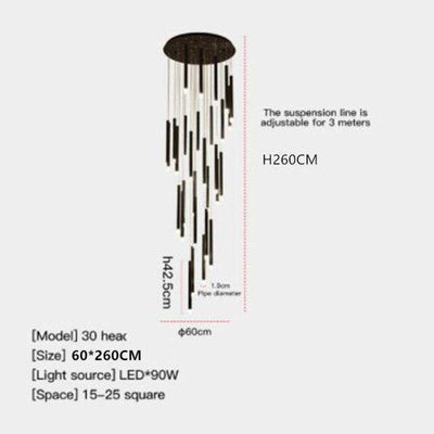 Elegant Nordic Black Chandelier | OpalDwell - OpalDwell