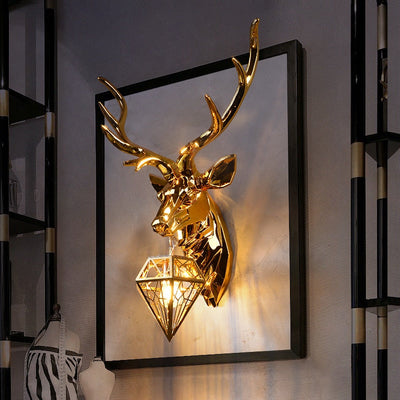Decorative Antler Head - OpalDwell