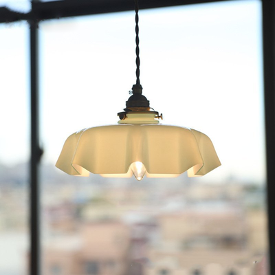 Elowen | Retro Draped Flower Glass Ceiling And Pendant Light | OpalDwell - OpalDwell