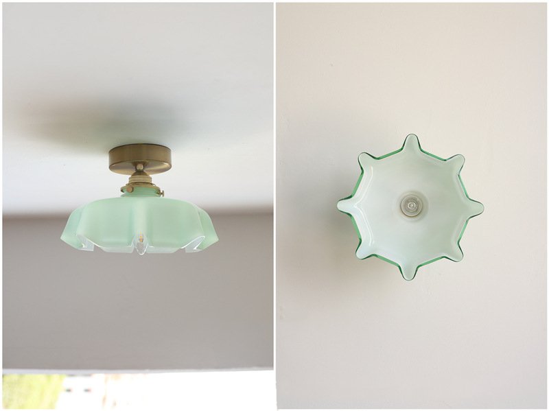 Elowen | Retro Draped Flower Glass Ceiling And Pendant Light | OpalDwell - OpalDwell