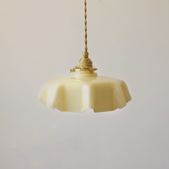 Elowen | Retro Draped Flower Glass Ceiling And Pendant Light | OpalDwell - OpalDwell