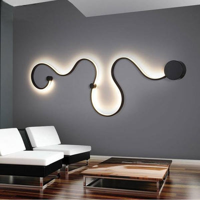 AeroLume | Modern Acrylic LED Wall Light for Hallways OpalDwell