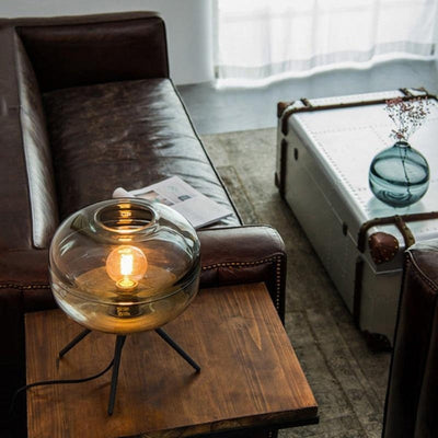 Calen | Glass Dome Table Lamp | OpalDwell - OpalDwell