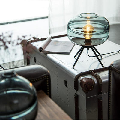 Calen | Glass Dome Table Lamp | OpalDwell - OpalDwell