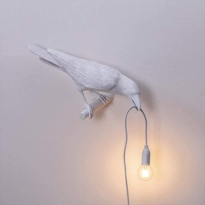 Rookhaven Whimsical Raven Bird Table Lamp for Living Room - OpalDwell
