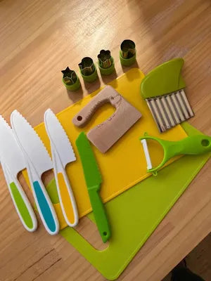 KidoChef Safe Kitchen Set for Kids Fun Cooking Kit Bundle - OpalDwell