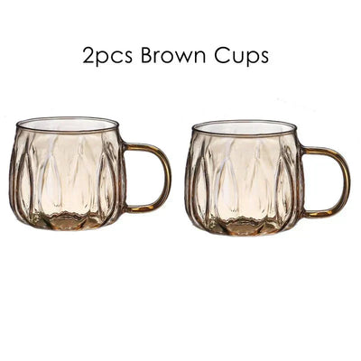Glass Pitcher Set With Stainless Lid And Cups For Hot Or Cold Drinks - OpalDwell