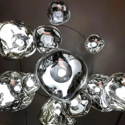 LumaMelt Elegant Pendant Light Modern Ceiling Fixture OpalDwell