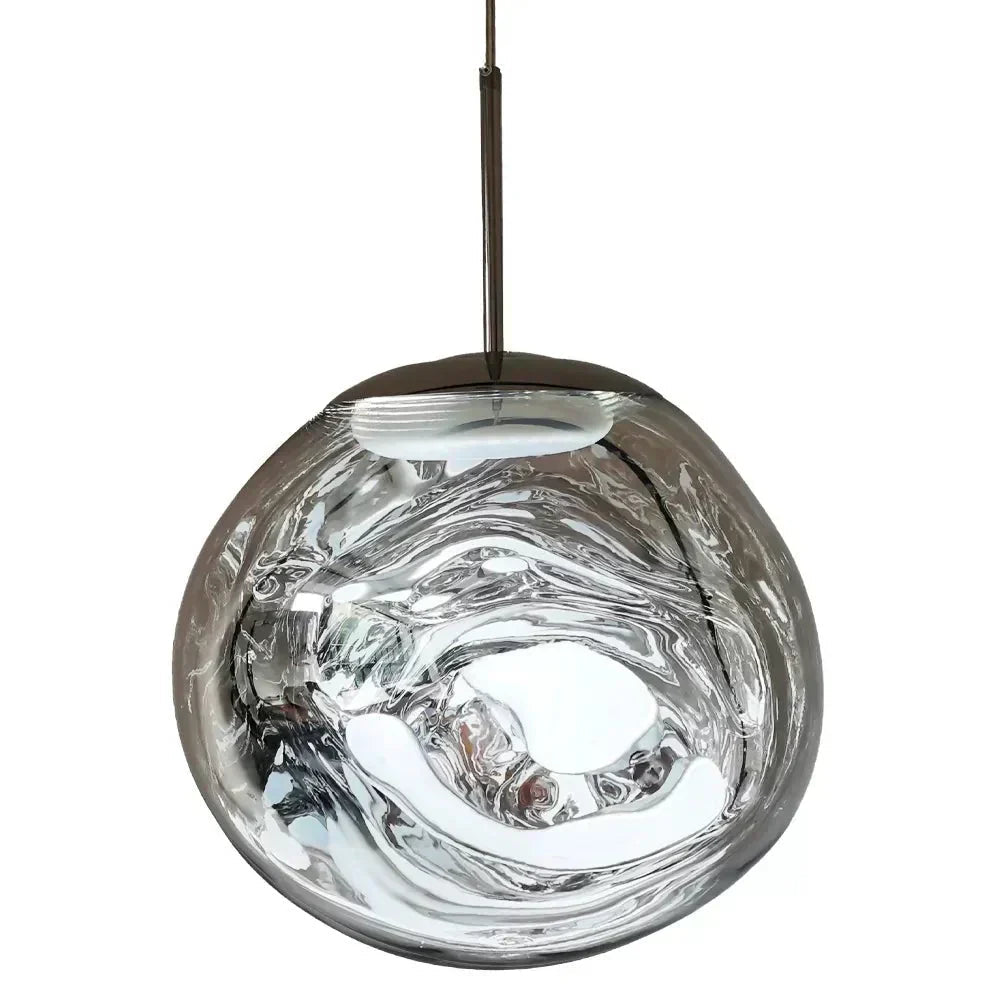 LumaMelt Elegant Pendant Light Modern Ceiling Fixture OpalDwell