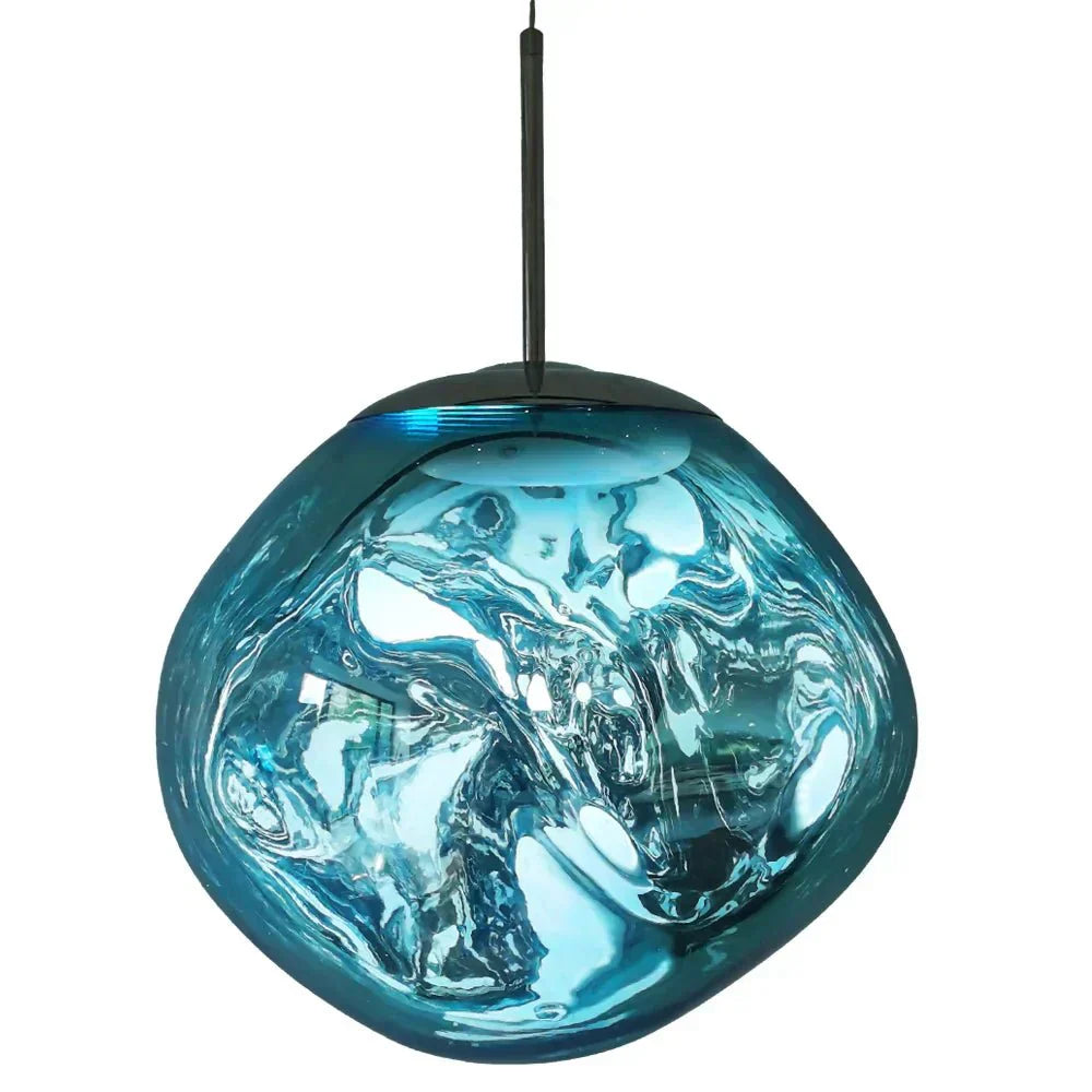 LumaMelt Elegant Pendant Light Modern Ceiling Fixture OpalDwell