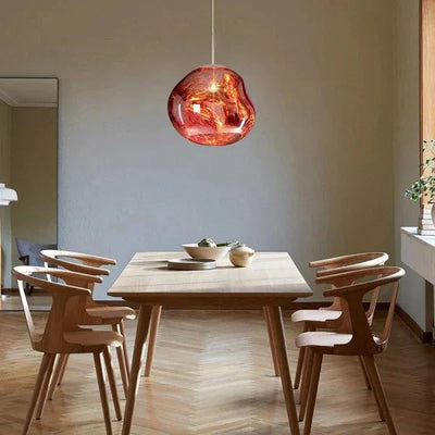 LumaMelt Elegant Pendant Light Modern Ceiling Fixture OpalDwell