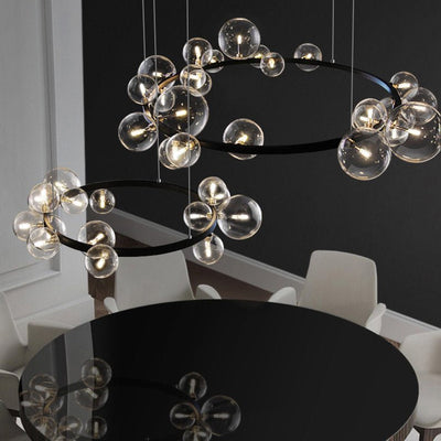 Elara Crystal Chandelier With Layered Sparkle Shine - OpalDwell