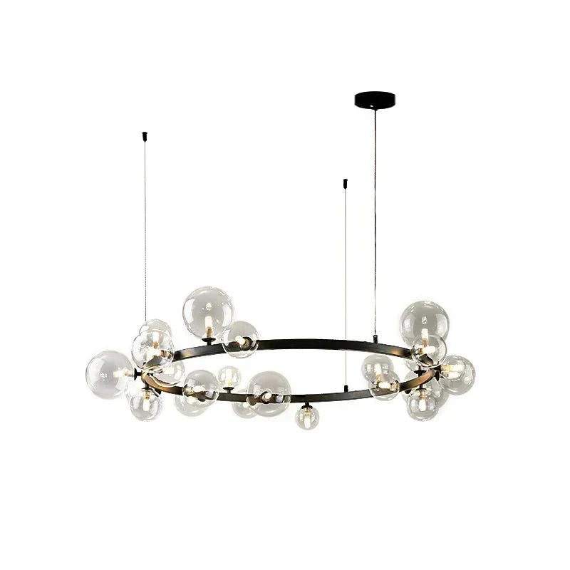 Elara Crystal Chandelier With Layered Sparkle Shine - OpalDwell