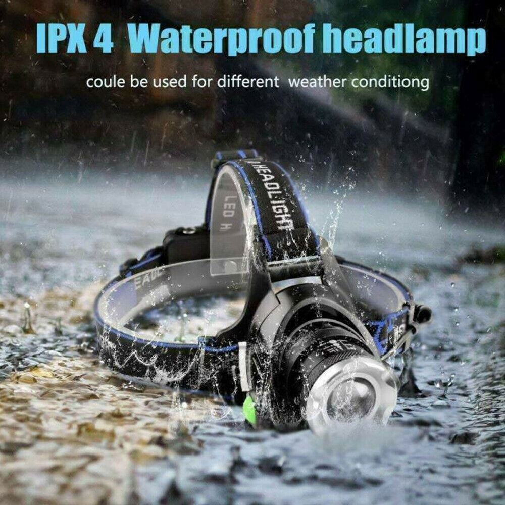 NovaPeak 990000LM Rechargeable LED Zoom Headlamp Tactical - OpalDwell