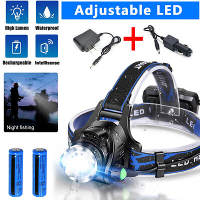 NovaPeak 990000LM Rechargeable LED Zoom Headlamp Tactical - OpalDwell