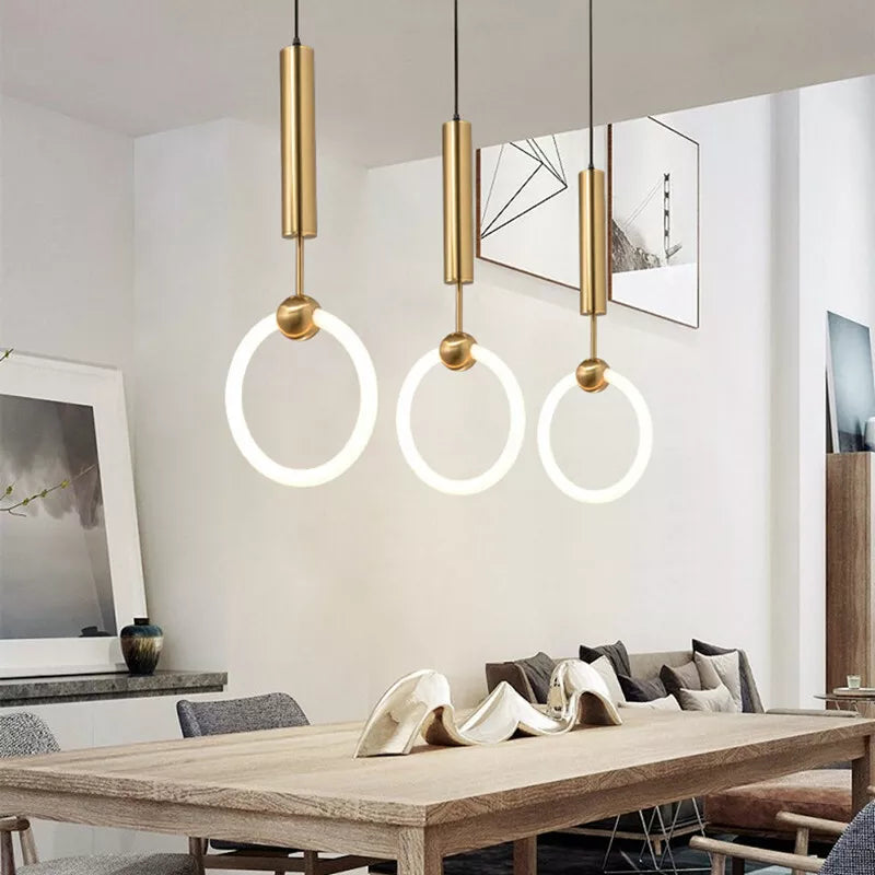 Asteri Nordic LED Pendant Light for Dining and Kitchen - OpalDwell