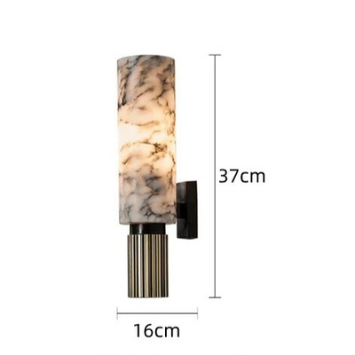 Vellaro Marble Wall Lamp | Luxurious Stone Fixture Elite - OpalDwell